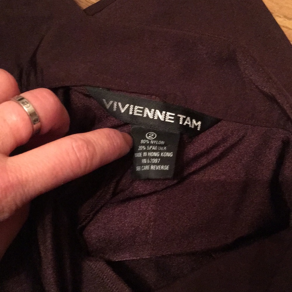 Vivienne Tam Embroidery mandarine collar Top - 2 - Picture 4 of 4